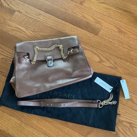 Versace Collection Handbag Vitello Perlato - Picture 7 of 8